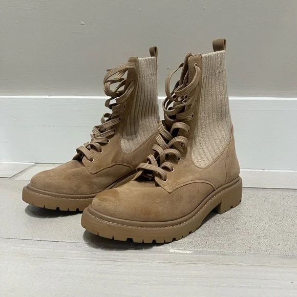 Sam Edelman Army Boots - Picture 2 of 5